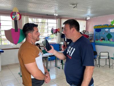 Laranjeiras do Sul - VotaÃ§Ã£o no CMEI Pingo de Gente segue dentro do planejado